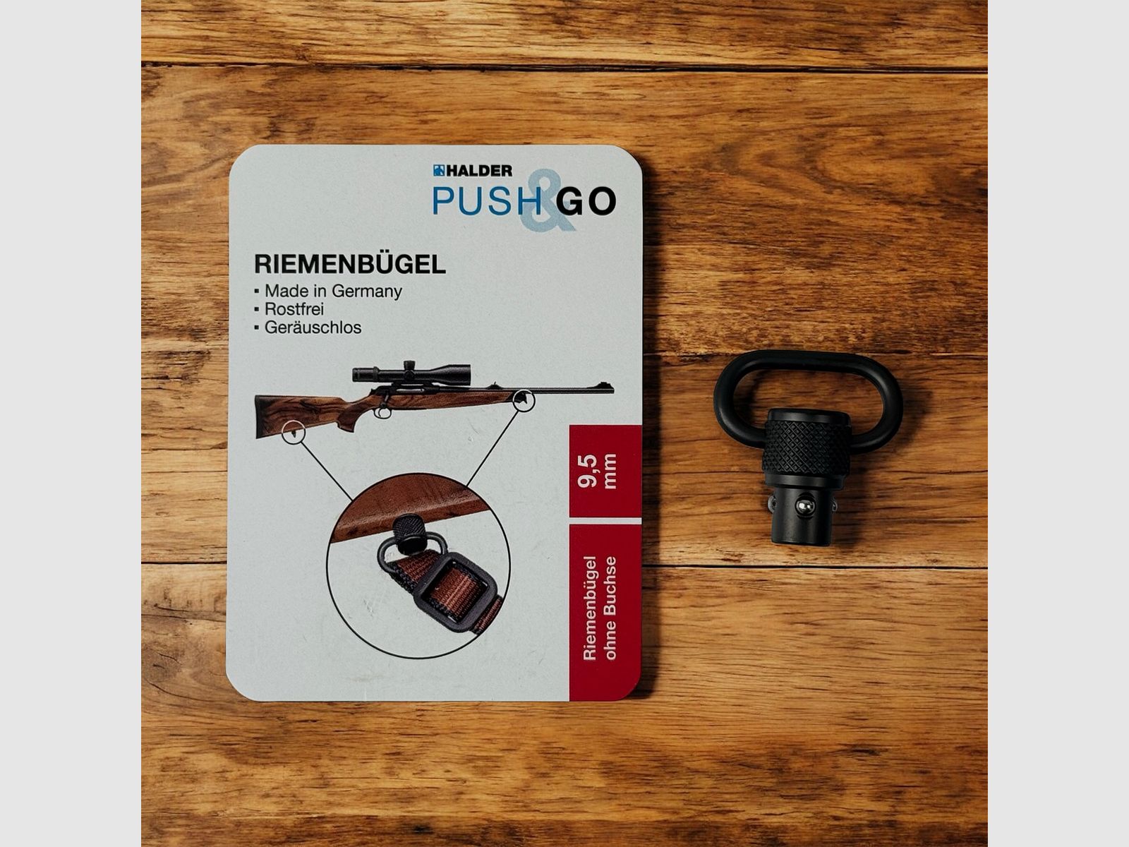 Halder supporto per cinghia senza presa ø 9,5