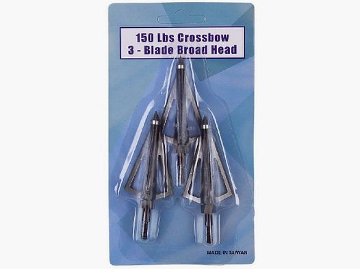 3 arrowheads with 3 blades