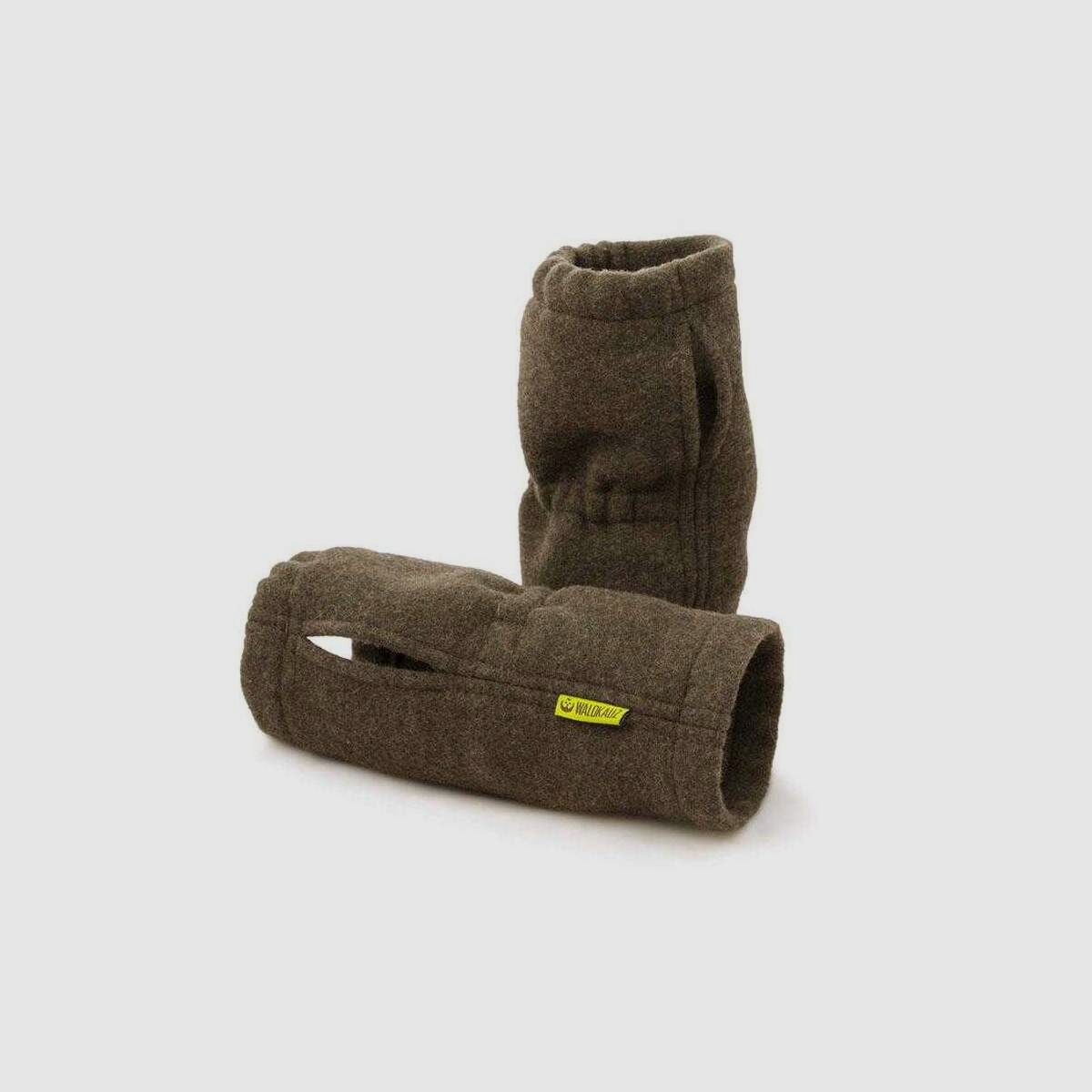 WALDKAUZ Gants de poignet en Lodenfleece, Marron, image 1 sur 2