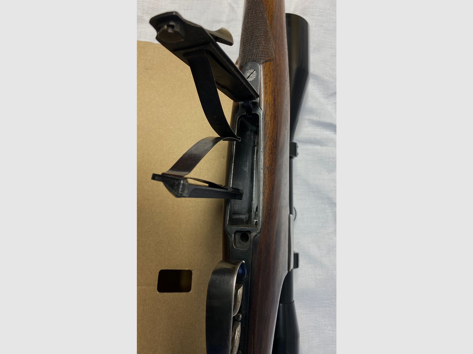 Ferlacher Repetierbüchse 8x57 IS, Repetierer, Repetiergewehr mit Mündungsgewinde für Schalldämpfer, Zielfernrohr 8x56, Neubeschuss 2021