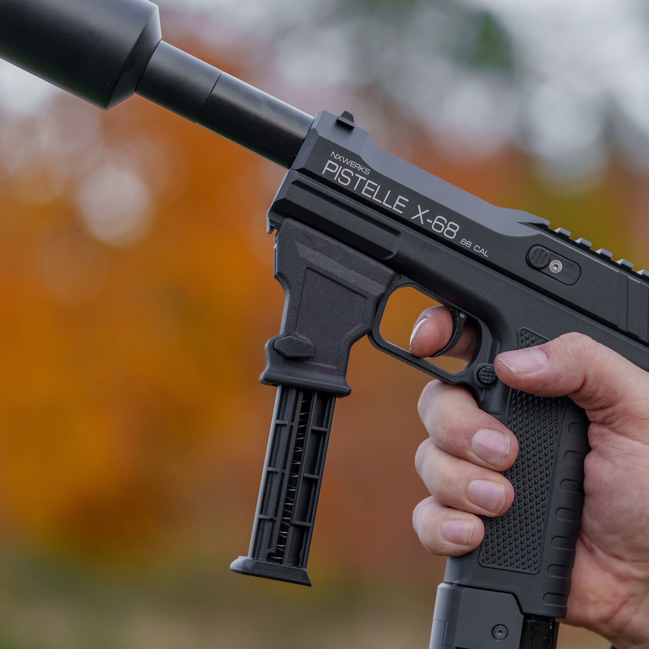 MAG - HOLDER | solo para 11 mm Picatinny | Vertical Grip | Pistelle X-68