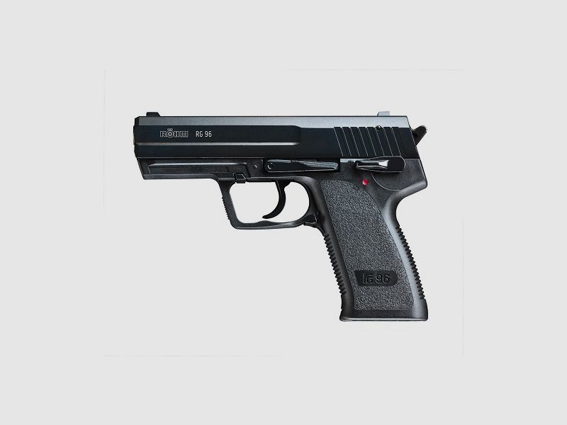 Röhm RG96 geblauwde 9 schoten 9mm PAK gas- en signaalwapens