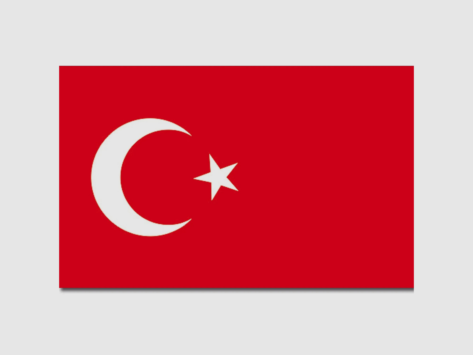 Unbekannt Flagge Türkei