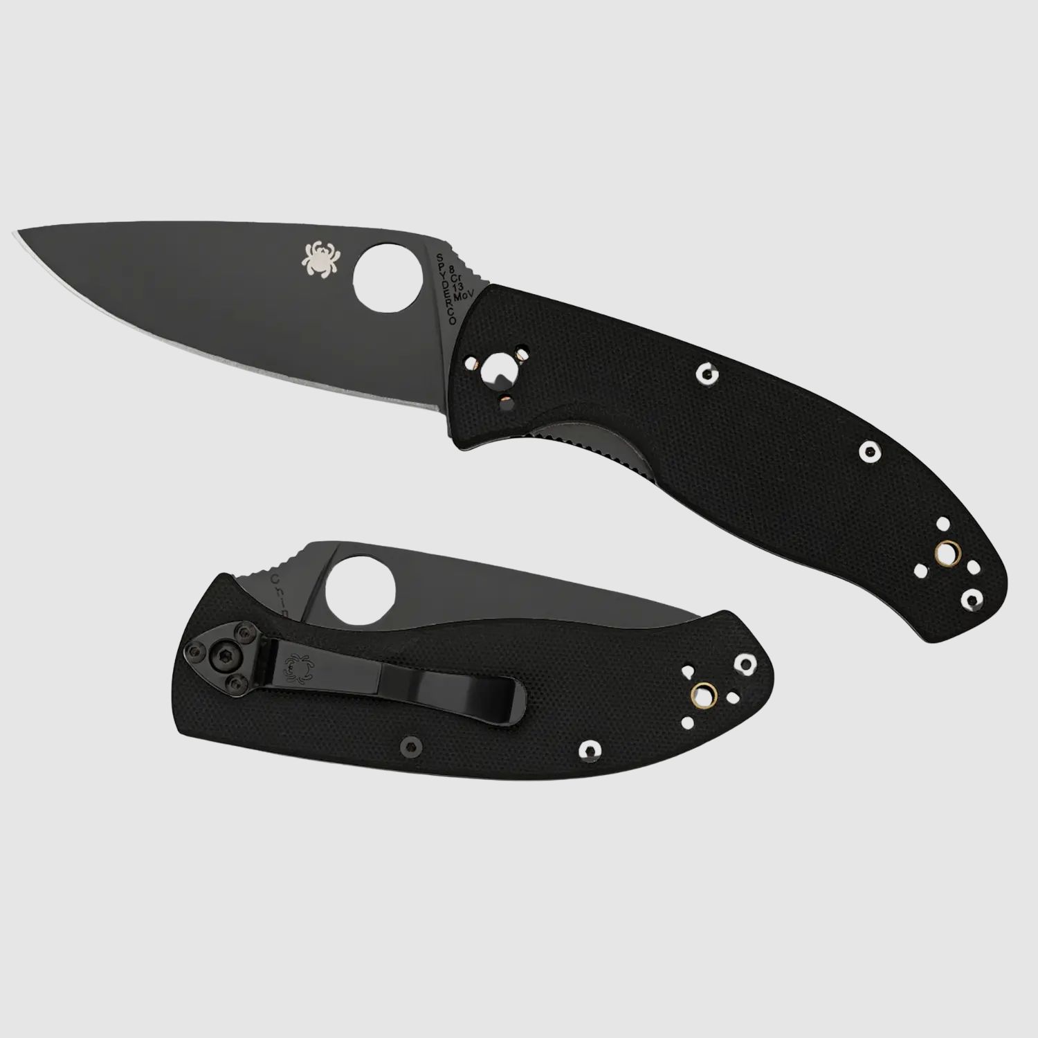 Spyderco Tenacious Black Plain G10 I 8Cr13MoV