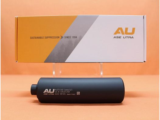 ASE Utra silenziatore fino a .30 ASE Utra SL7i-BC Black Cerakote (AU575-I-BC S Series) filettatura (5/8-24) acciaio