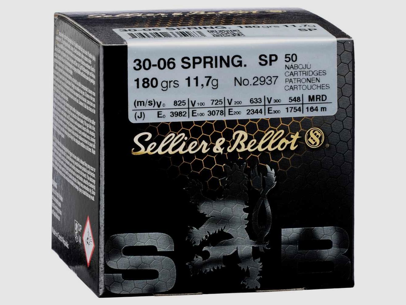 Sellier & Bellot .30-06 Spr. punta blanda 11,7g/180grs.