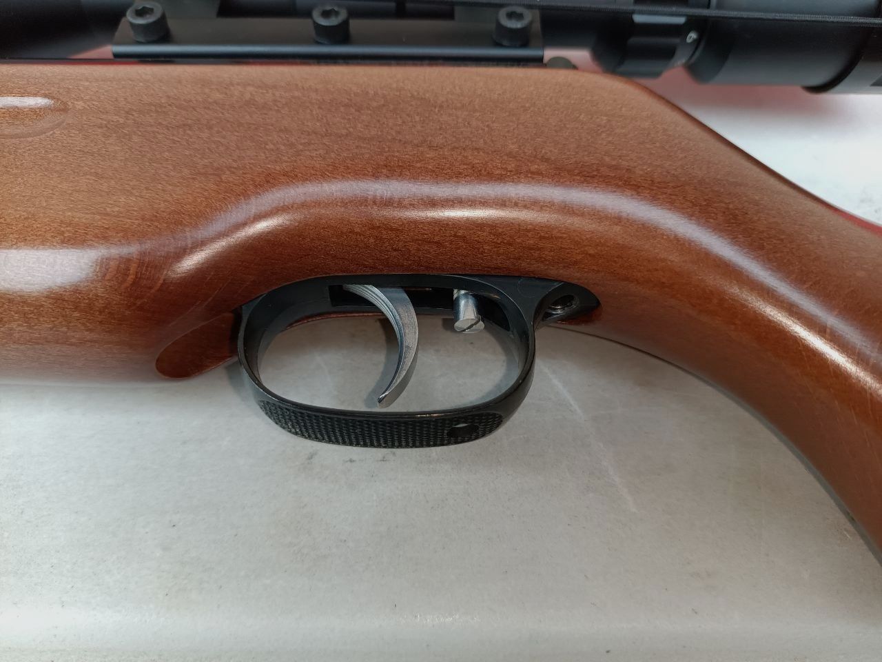 Luftgewehr Weihrauch HW 35 K Schalldämpfer Fernrohr Exportfeder