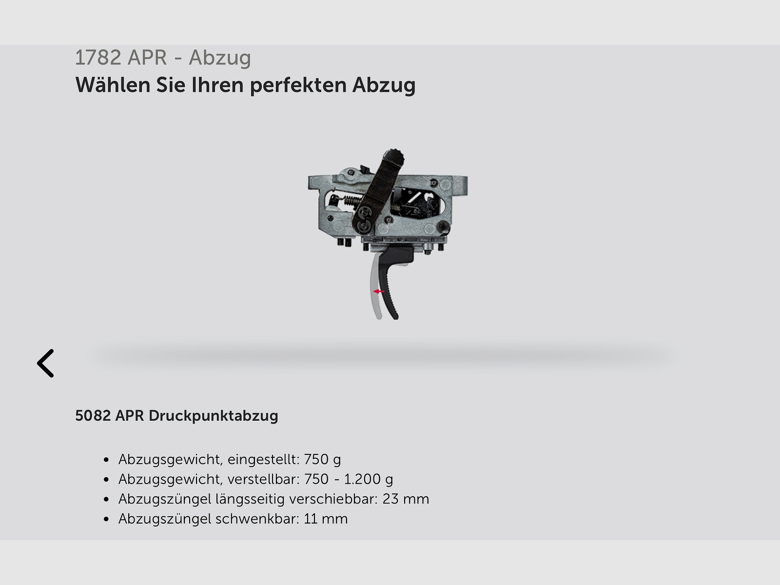 J.G. Anschütz 1782 D APR Grey 6,5 Creedmoor Gold "TIN" im ACC Premier Chassis von MDT M18x1 660 LL