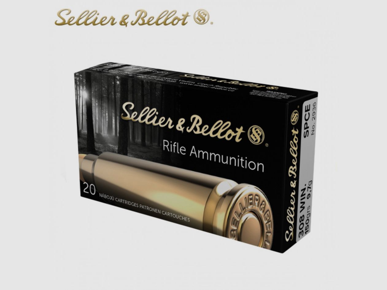 Sellier&Bellot .308 Win SP 180gr (20 pièces)