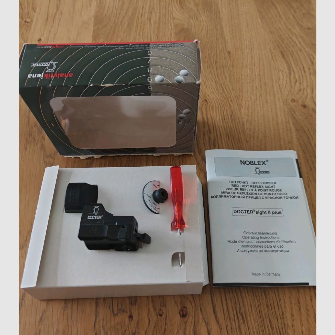 Docter sight Il plus inklusive Adapter für Blaser Sattelmontage