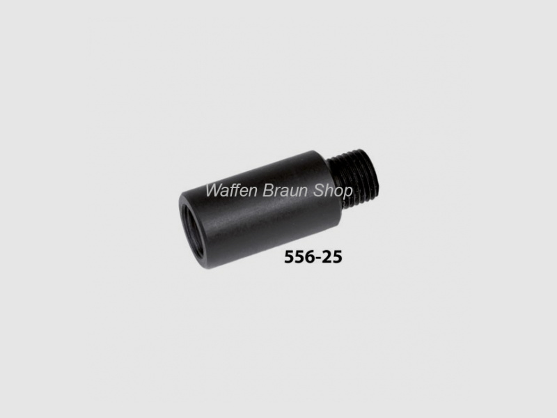 Gegenlichtblende 25mm Lang Schwarz extra schmale und leichte Ausführung