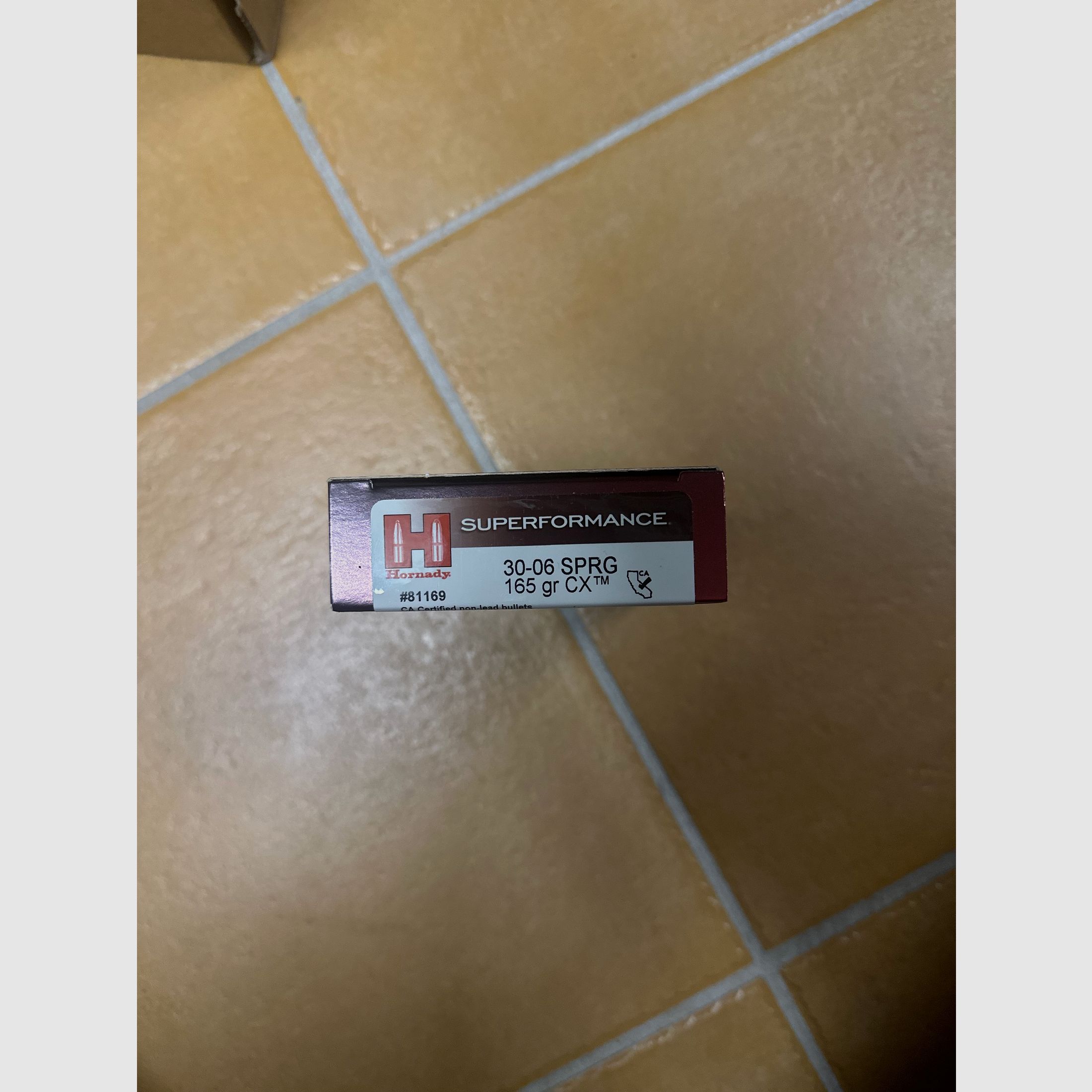 Hornady .30-06 Spr. Superformance® CX 10,7g/165grs. - 100 Schuss (5Packungen) 