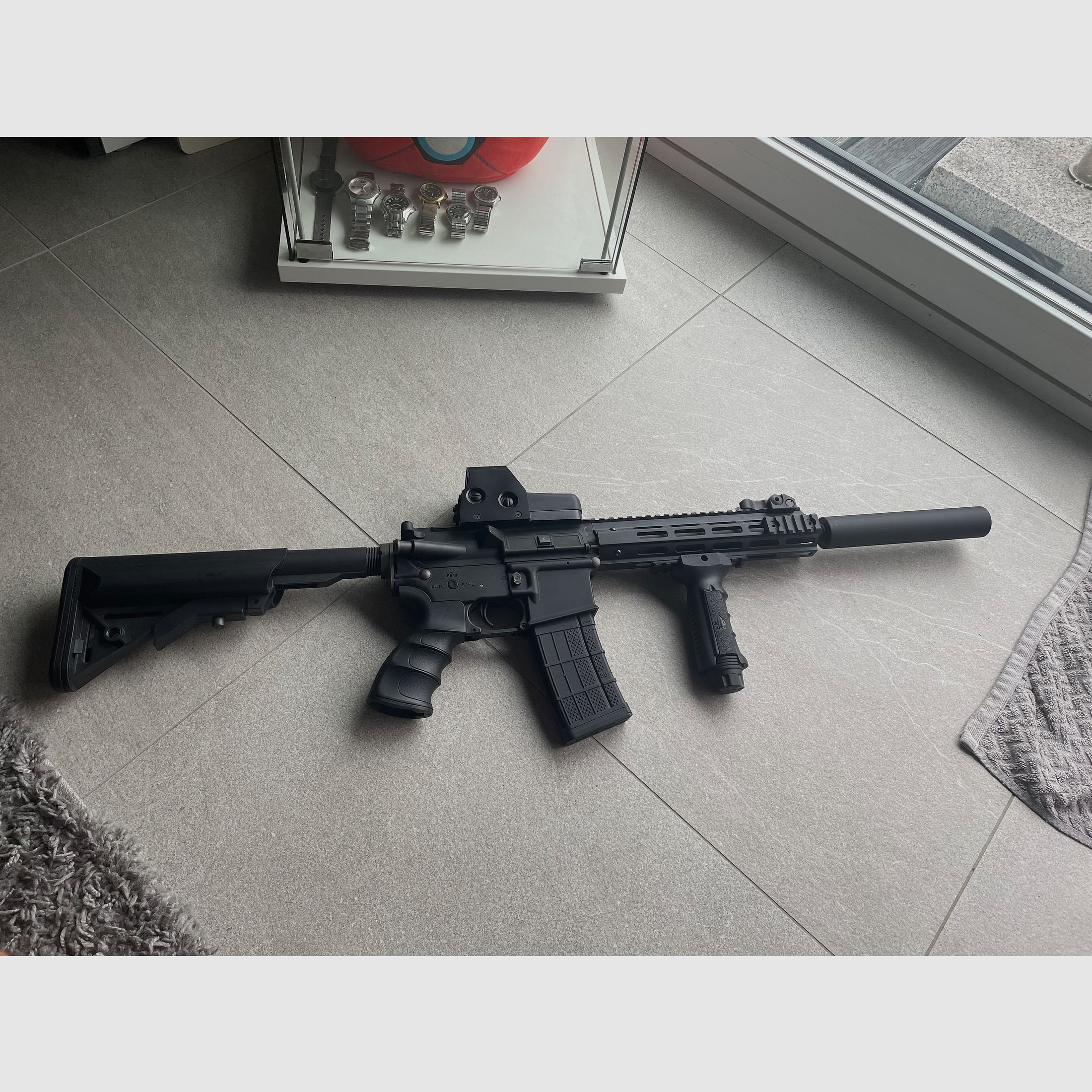 Tippmann M4 with accessories & attachments
