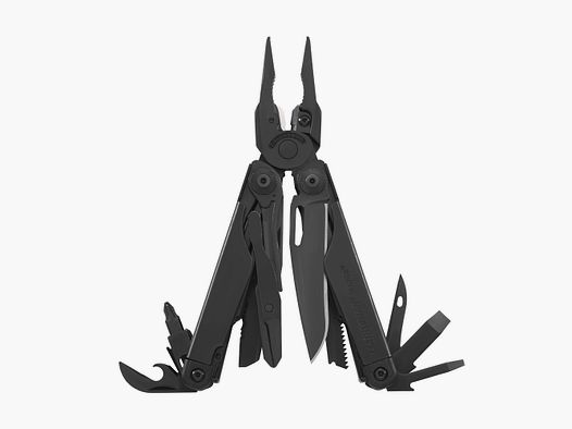 Leatherman SURGE Black, Nylon Holster, Schwarz, L