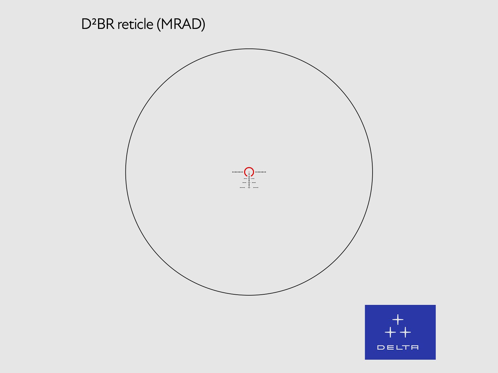 Richtkijker Delta Hornet 1-6×24 DDBR, afbeelding 2 van 4