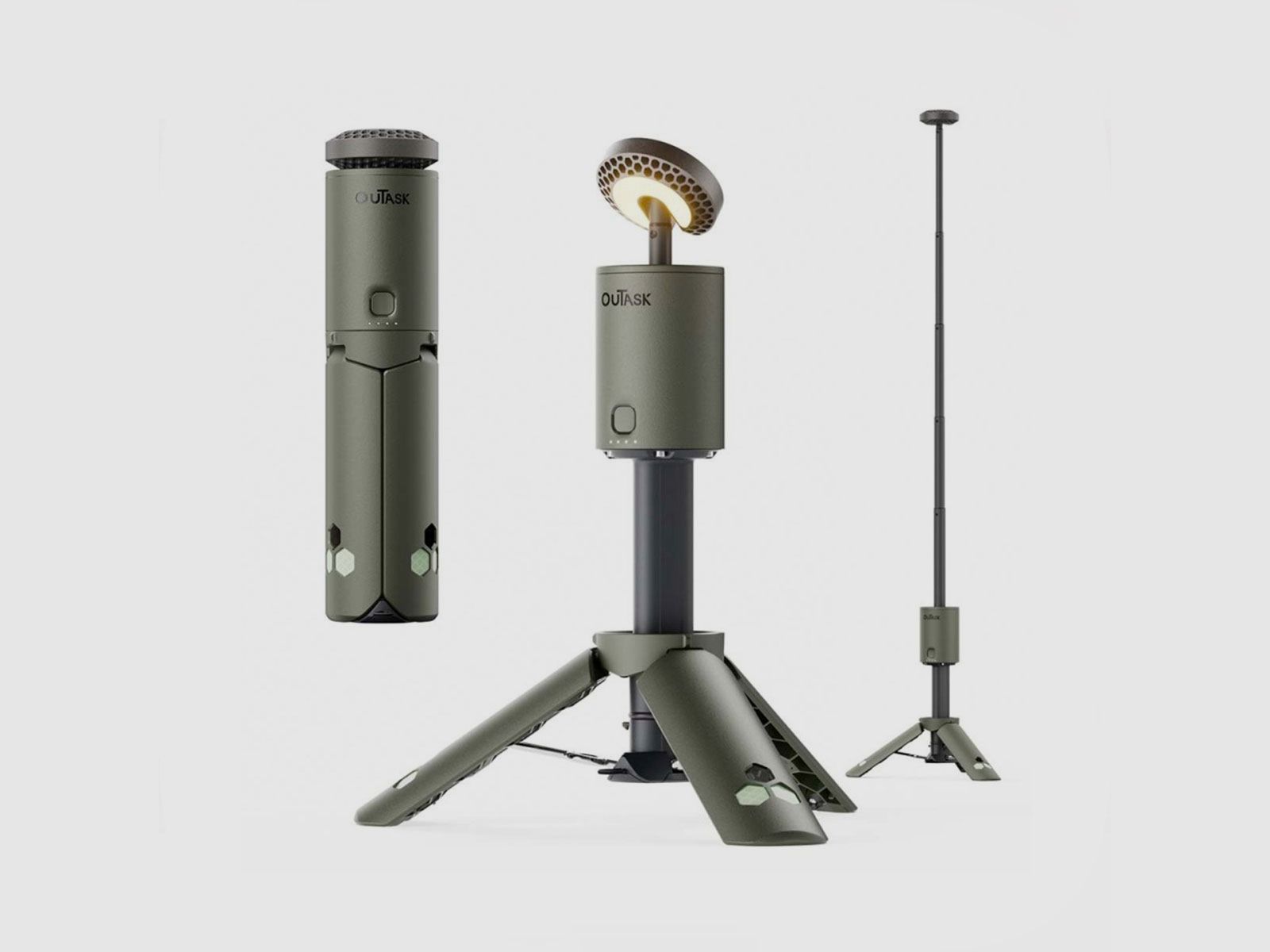 OUTASK – LAMPE INTELLIGENTE D'EXTÉRIEUR TD1 | LANTERNE TÉLESCOPIQUE, image 1 sur 7