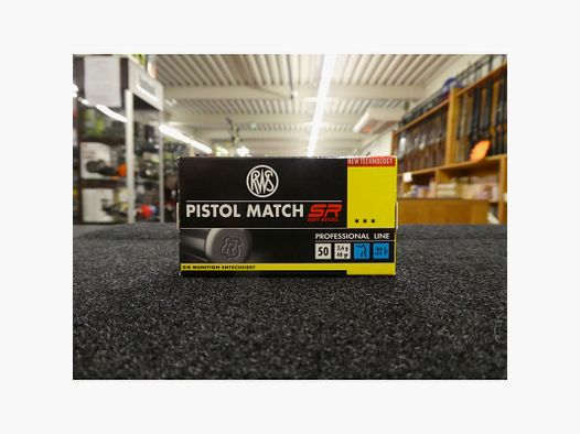 RWS Pistol Match SR 40 Grain 22 LR (x500)