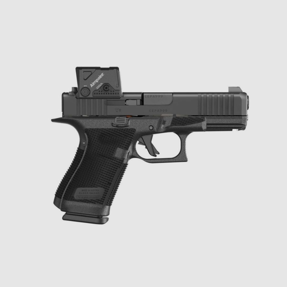 Pistole Glock 19 Gen6, A-Cut Combo, 9×19, Reflexvisier Aimpoint COA, 15 Schuss, Bild 2 von 2