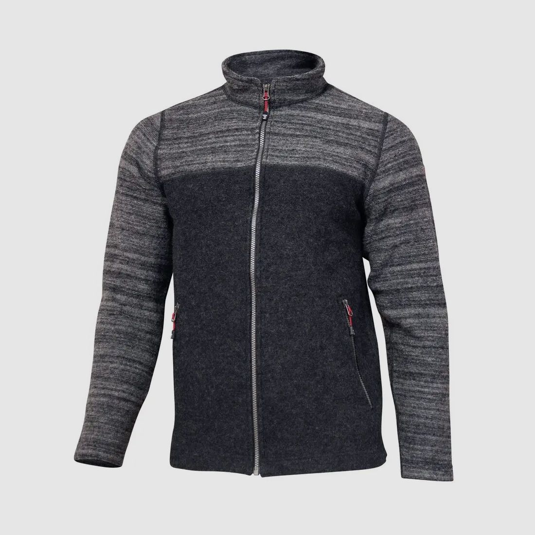 Ivanhoe Wolljacke Jon mit Stehkragen (Anthrazit)