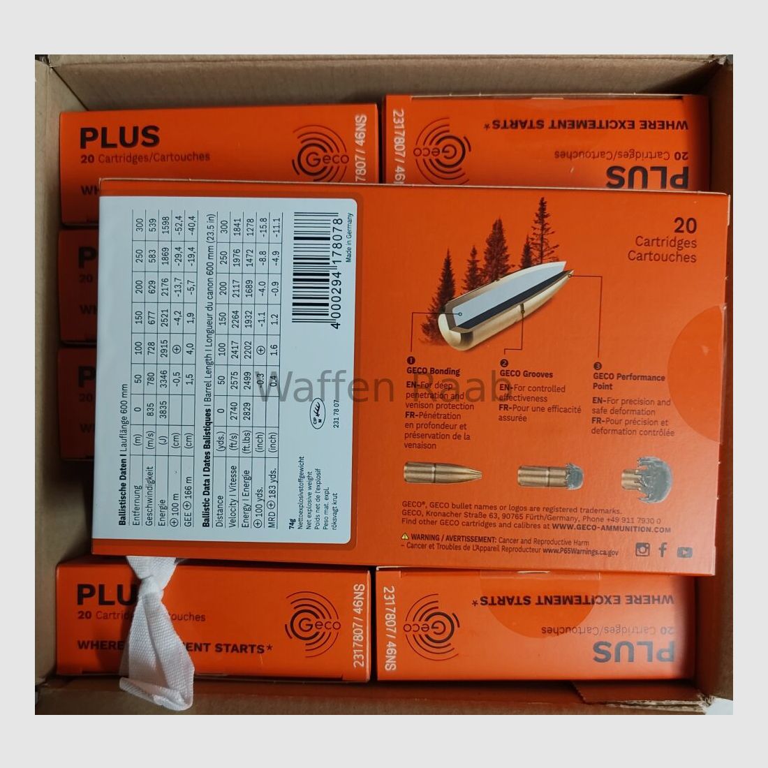 Geco Plus .30-06 11,0g/ 170grs. Geco Plus .30-06 11,0g/ 170grs., Bild 3 von 5