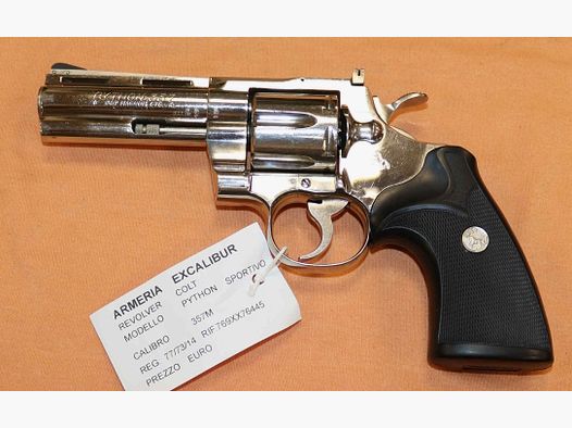 Revólver Colt Modelo Python Níquel Calibre .357 Magnum Deportivo