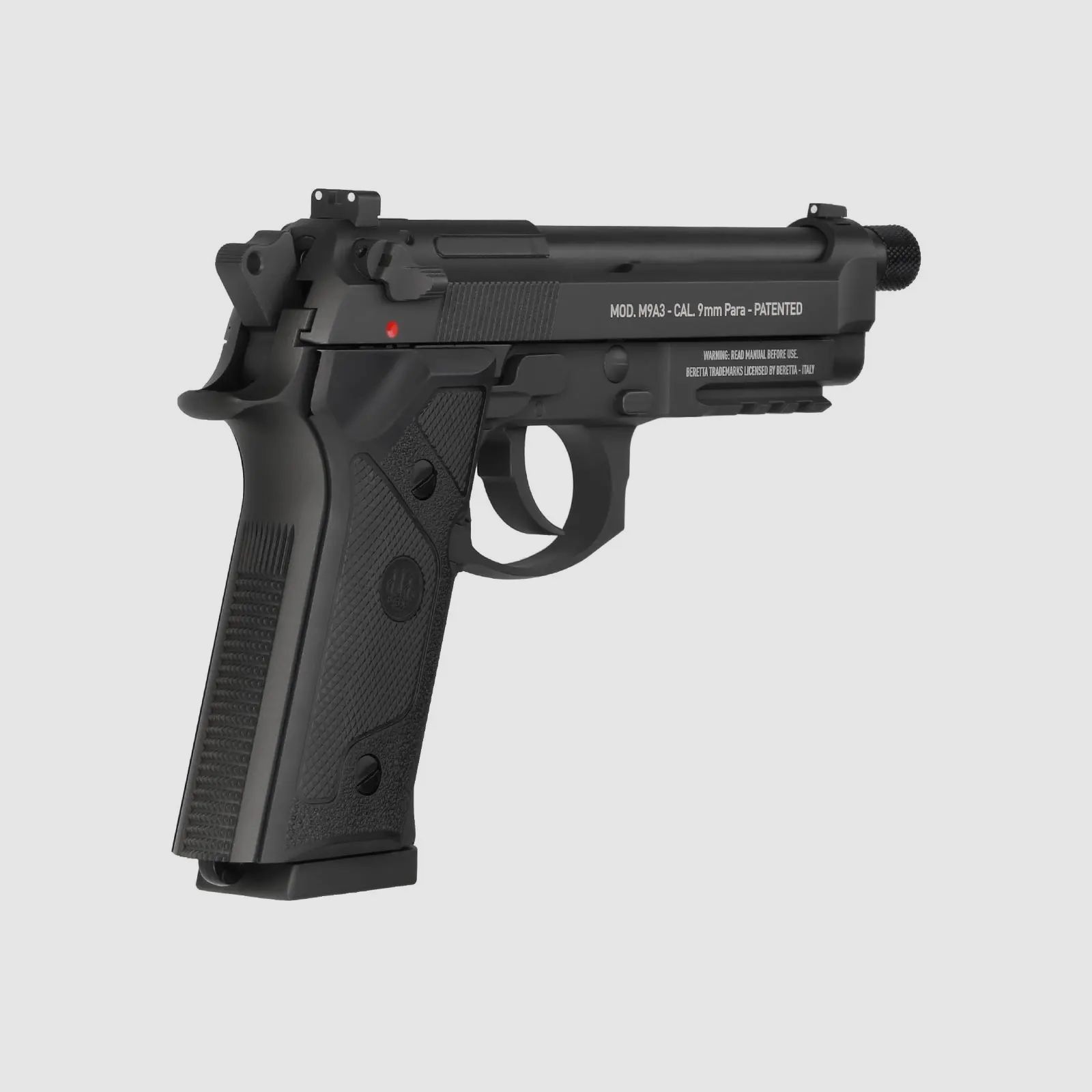 Beretta M9A3 FM Schwarz 4,5 mm Stahl BB Co2-Pistole Blow Back