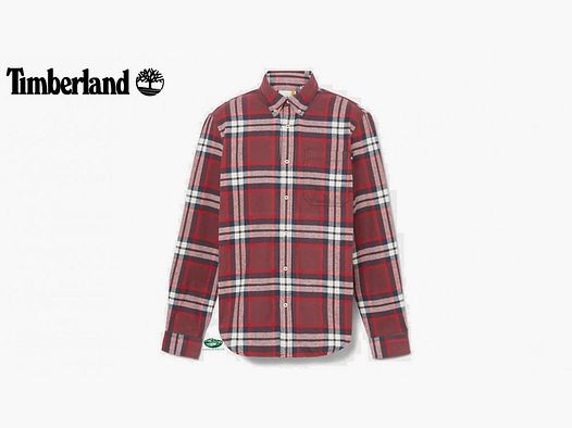 TIMBERLAND Camicia flanella quadro bordeaux/blu