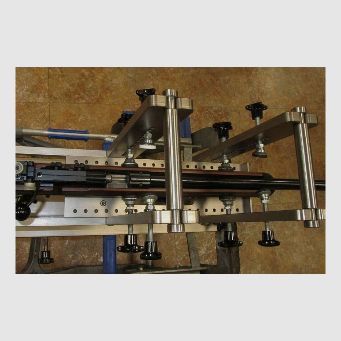 Briol soporte de tiro de acero inoxidable para pruebas de munición, determinación de agrupaciones, .22 LR