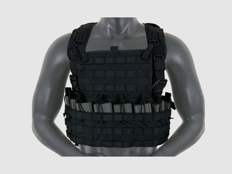 Tactical Rifleman Chest Rig - Black [8FIELDS]
