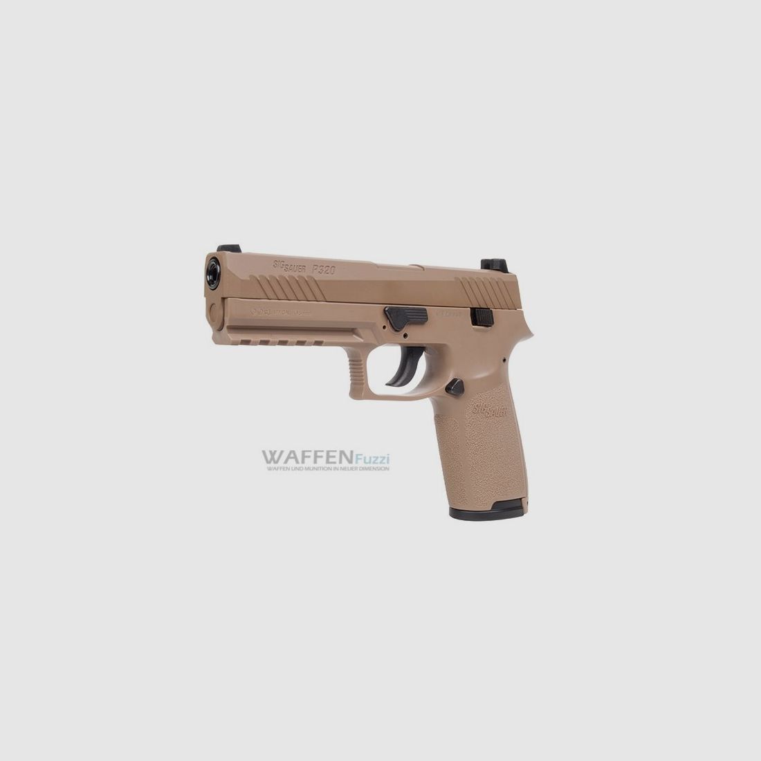 Sig Sauer P320 Coyote Tan CO2 Pistole Blow Back Kaliber 4,5 mm Diabolo #Rückläufer - Wie Neu