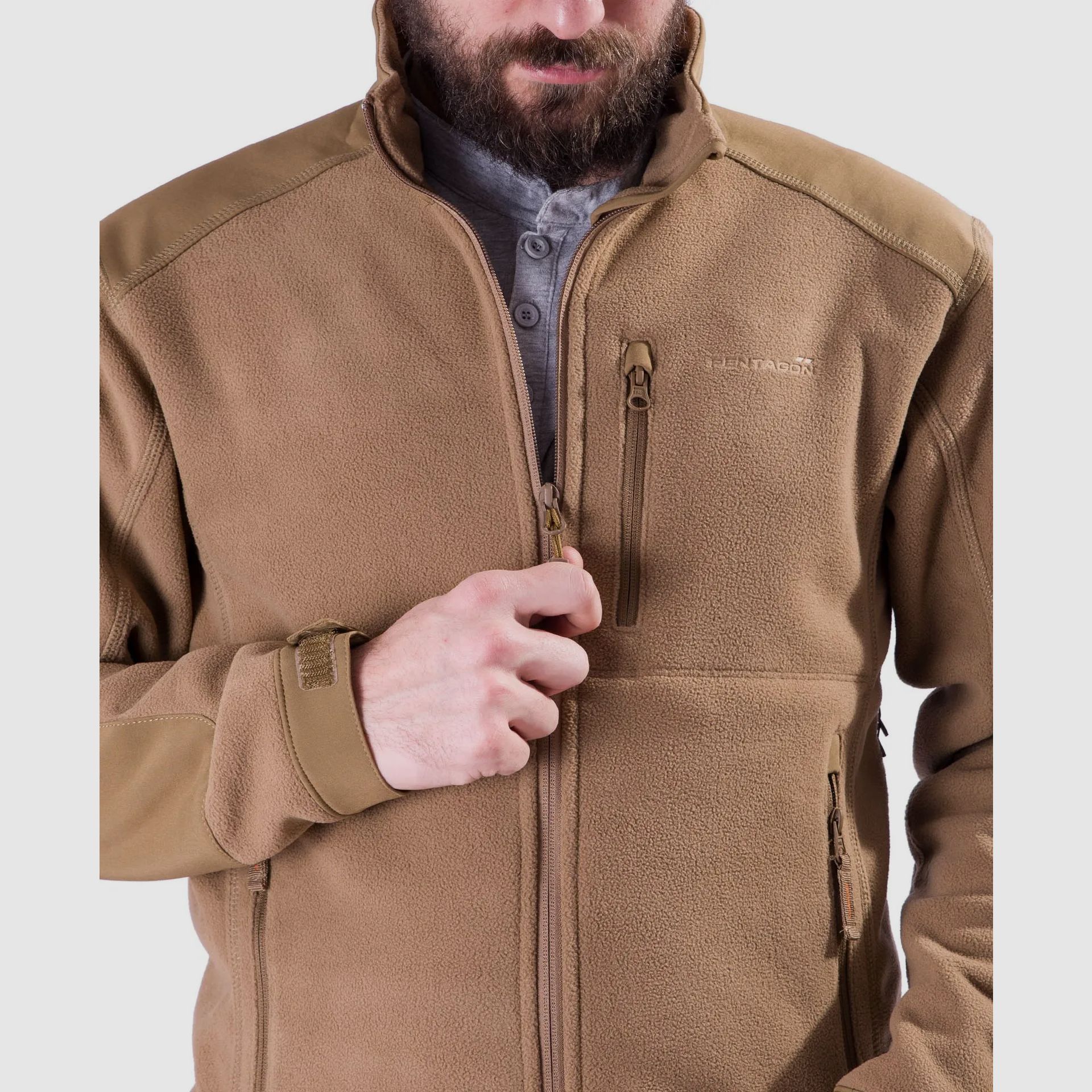 Perseus Fleece Jacket (Midnight Blue) - Pentagon Tactical, image 3 sur 6