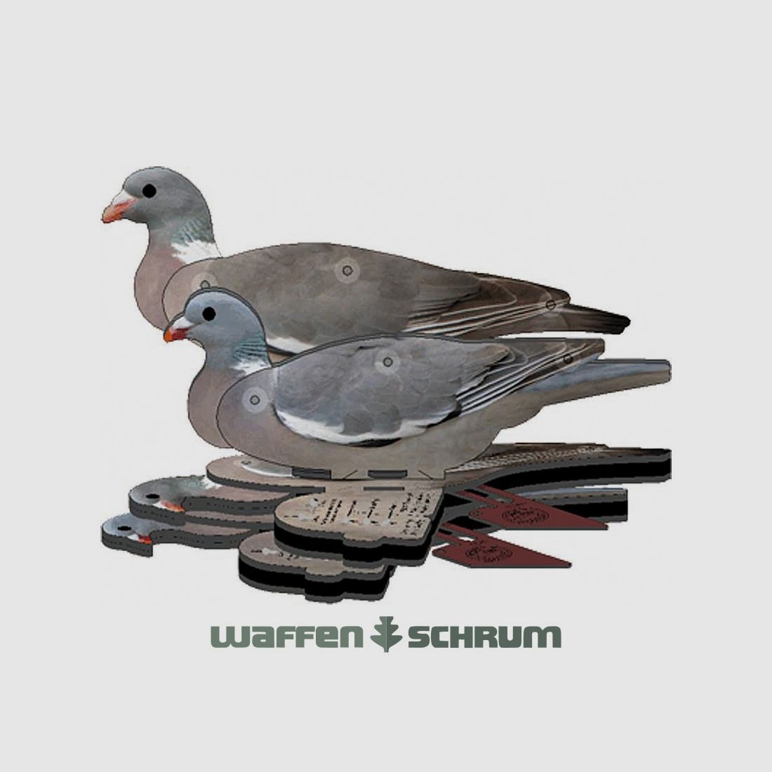 National Rifle Association FUD Lockvogel Colomba 6 pezzi