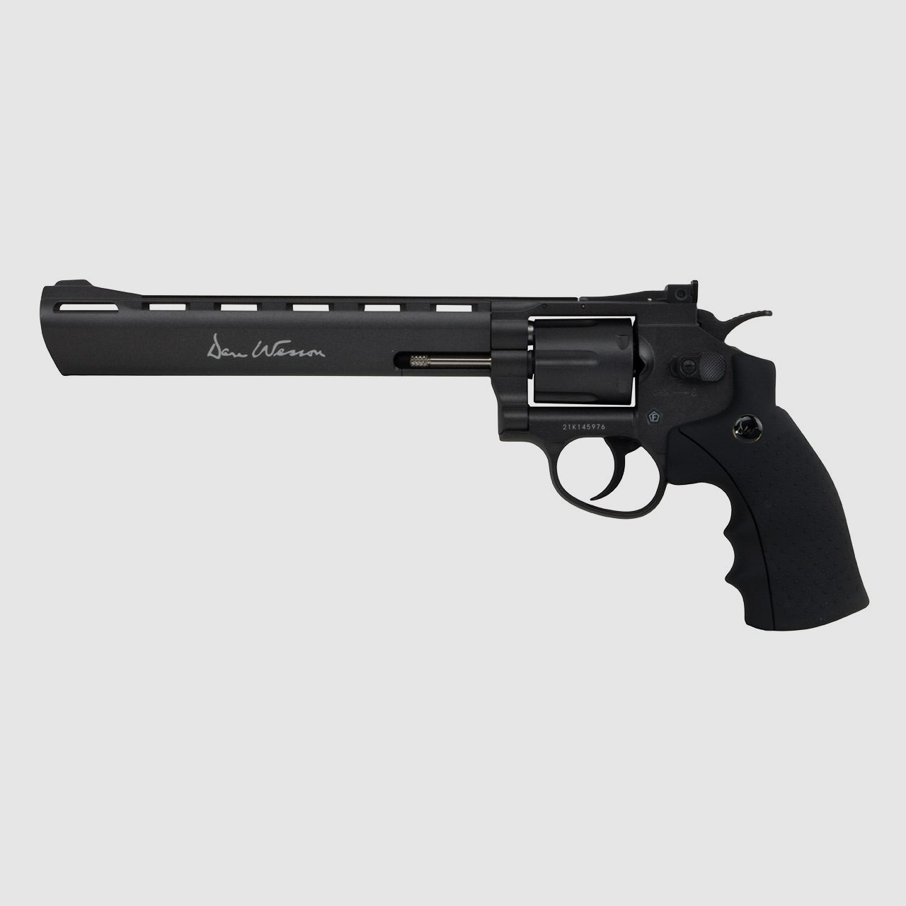 CO2 Revolver Dan Wesson 8 Zoll schwarz Kaliber 4,5 mm BB (P18)