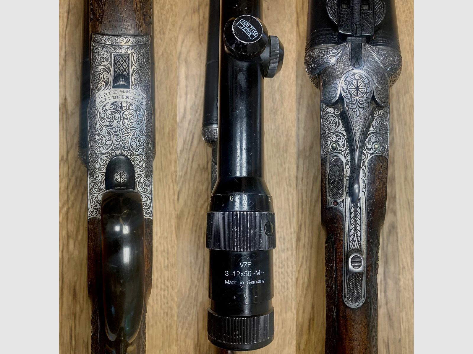 Krieghoff Seitenschloss Drilling Neptun Primus