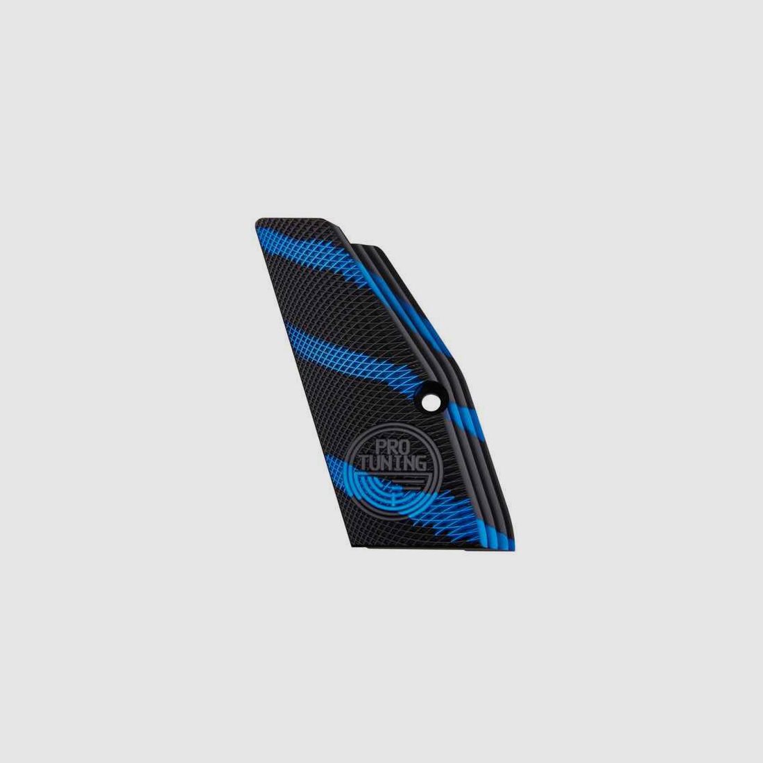 Griffschalen Alu schwarz/blau SP-01 kurz