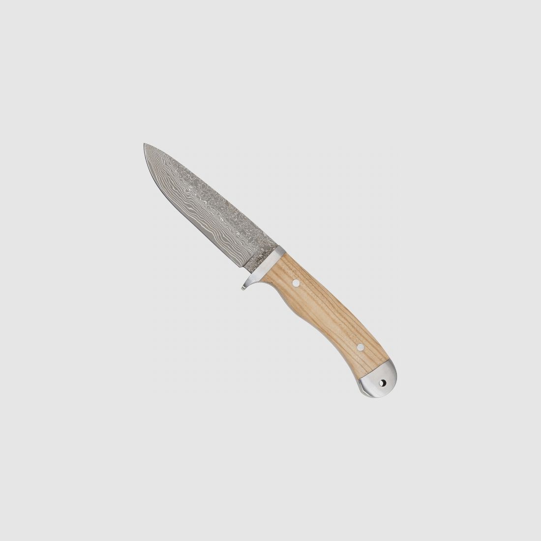 Damastmesser Olivenholzgriff, Bild 1 von 2
