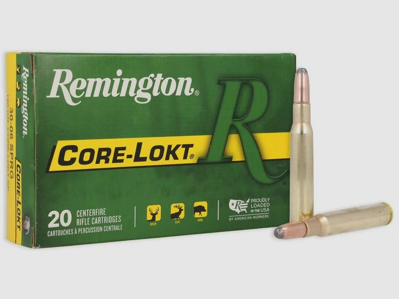 Remington Core-Lokt .30-06 Sprg. 180GR SP 20 Patronen