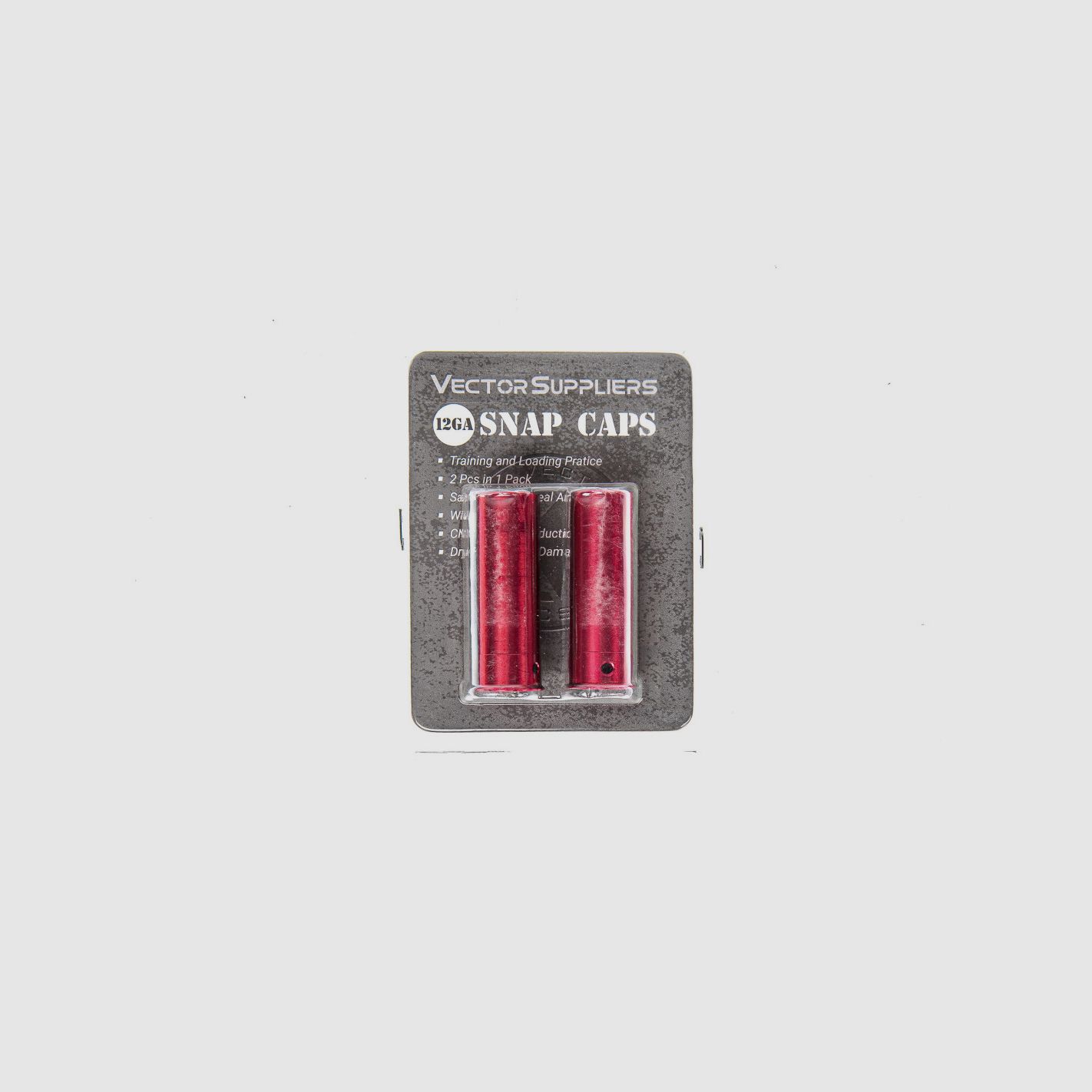 Zündhütchen GUNPANI TAC VECTOR GUNPANY Zündhütchen aus Aluminium rot Kal. 12 Packung mit 2 Stück (SCSC-07P) Kal. 12