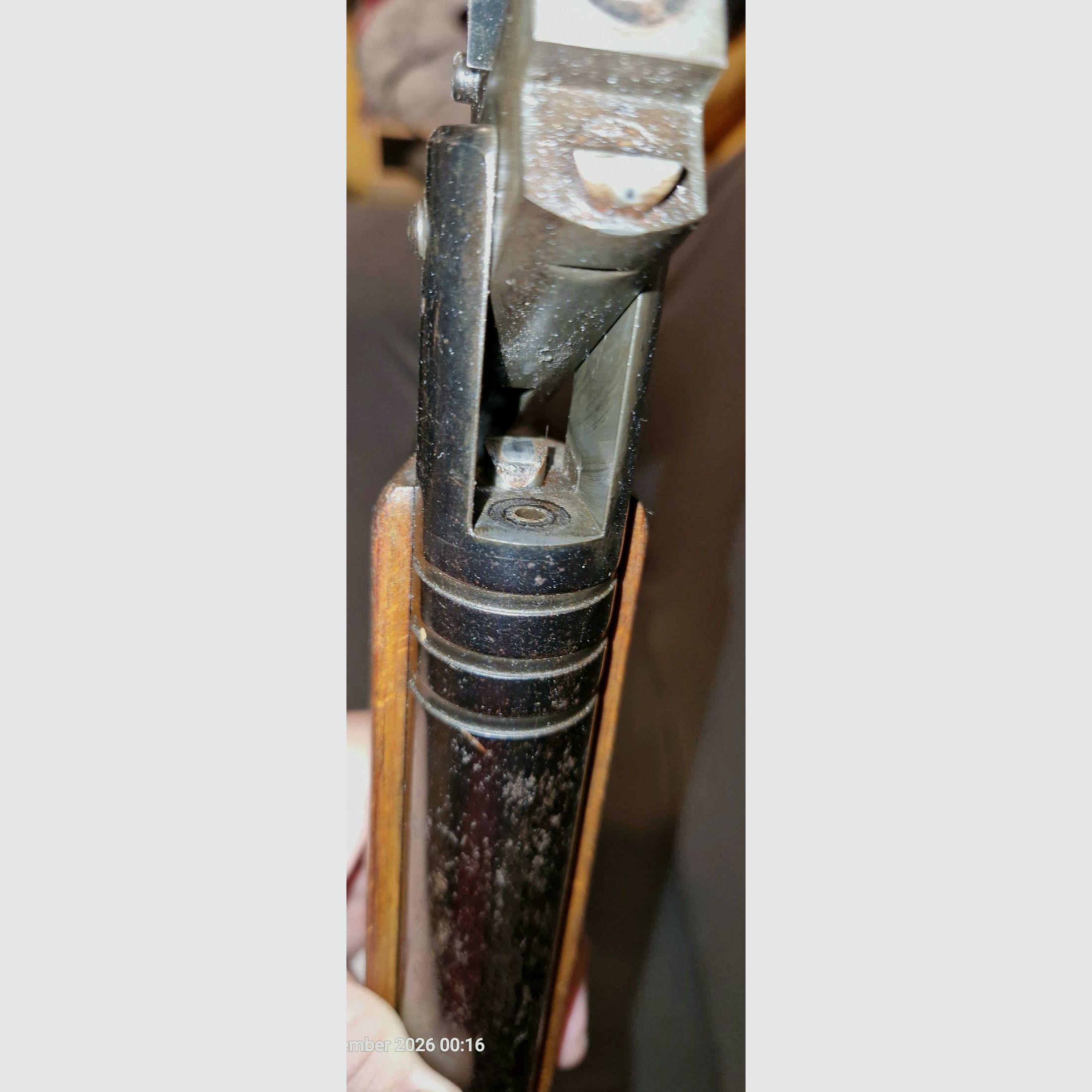 HAENE SUHL III - 56 / 3 - 56 / S 32/1108/1007 /4.5mm / GDR VEB AIR RIFLE VERY GOOD PRESSURE / LITTLE SURFACE RUST / VERY RARE ( NR31 ) ------>! READ DESCRIPTION ! <------
