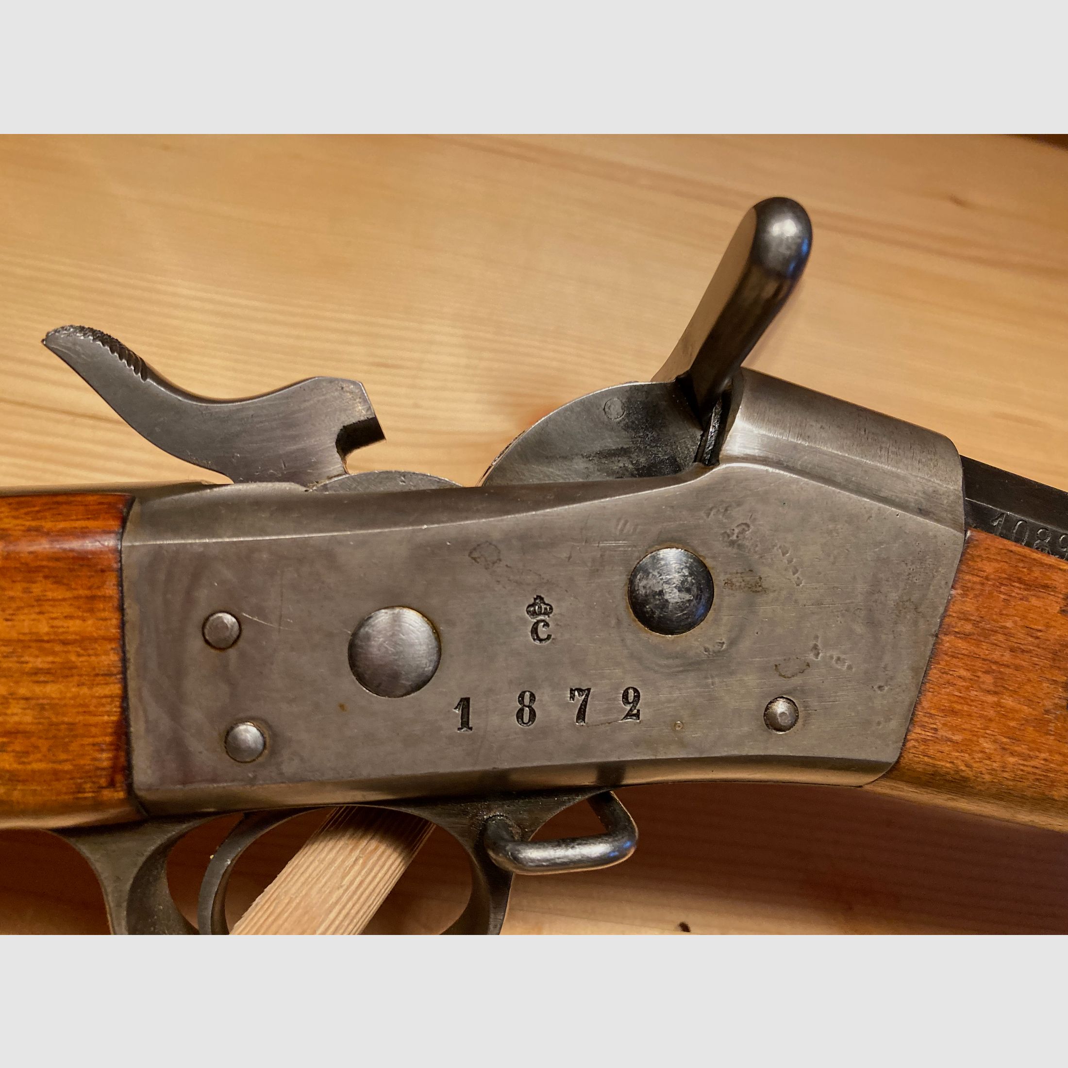 Schweden Rolling Block 8x58R Danish Krag 1872 Sammlermunition