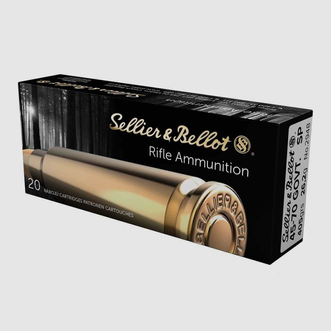 .45-70 Gov. Teilmantel 26,2g/405 grs. Sellier & Bellot