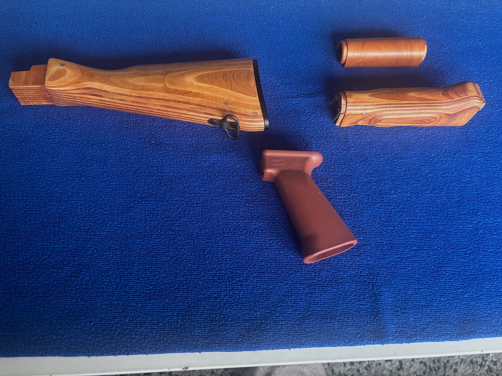 Original WBP wooden stock for AK-47 / AKM — real wood, like new