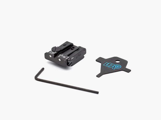 LPA TPU22RG30 Mira trasera ajustable para Ruger Cal22 (MKII)
