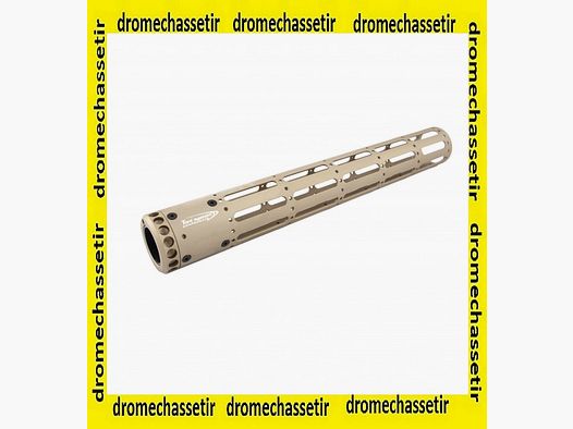 Garde main flottant rond, 375mm sable pour ar15