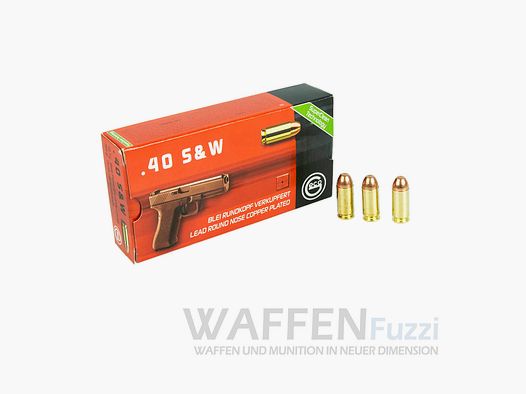 Geco .40 S&W bleirundkopfpunt  verkoperfd SX 165grs 50 schoten