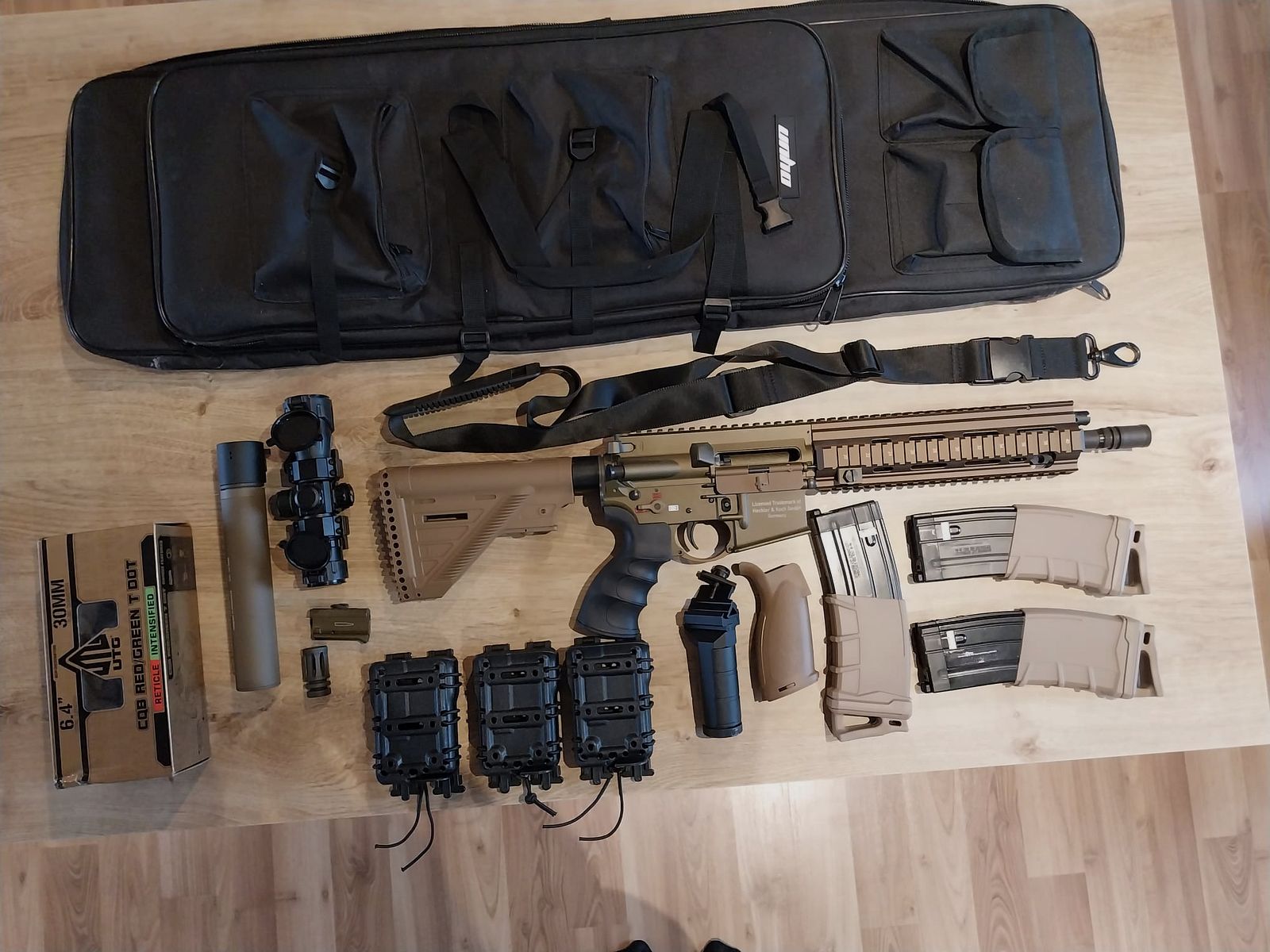 UMAREX HK416A5 GBBR mit Zubehör