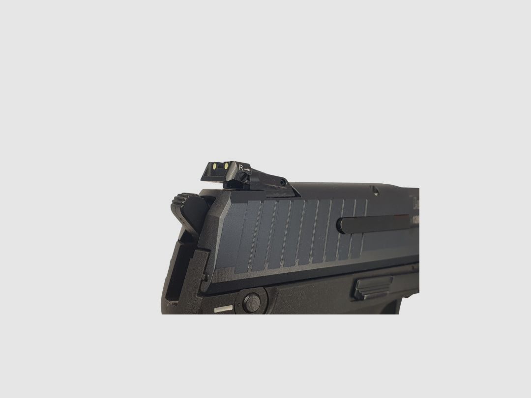 FOIRE OCCASION - PISTOLET HK45 TACTICAL BLACK CAL.45ACP CANON FILETÉ, image 5 sur 9