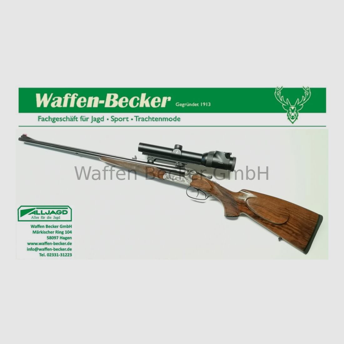 Merkel DB141 Kal. 9,3x74R Swarovski Z6i 1-6x24