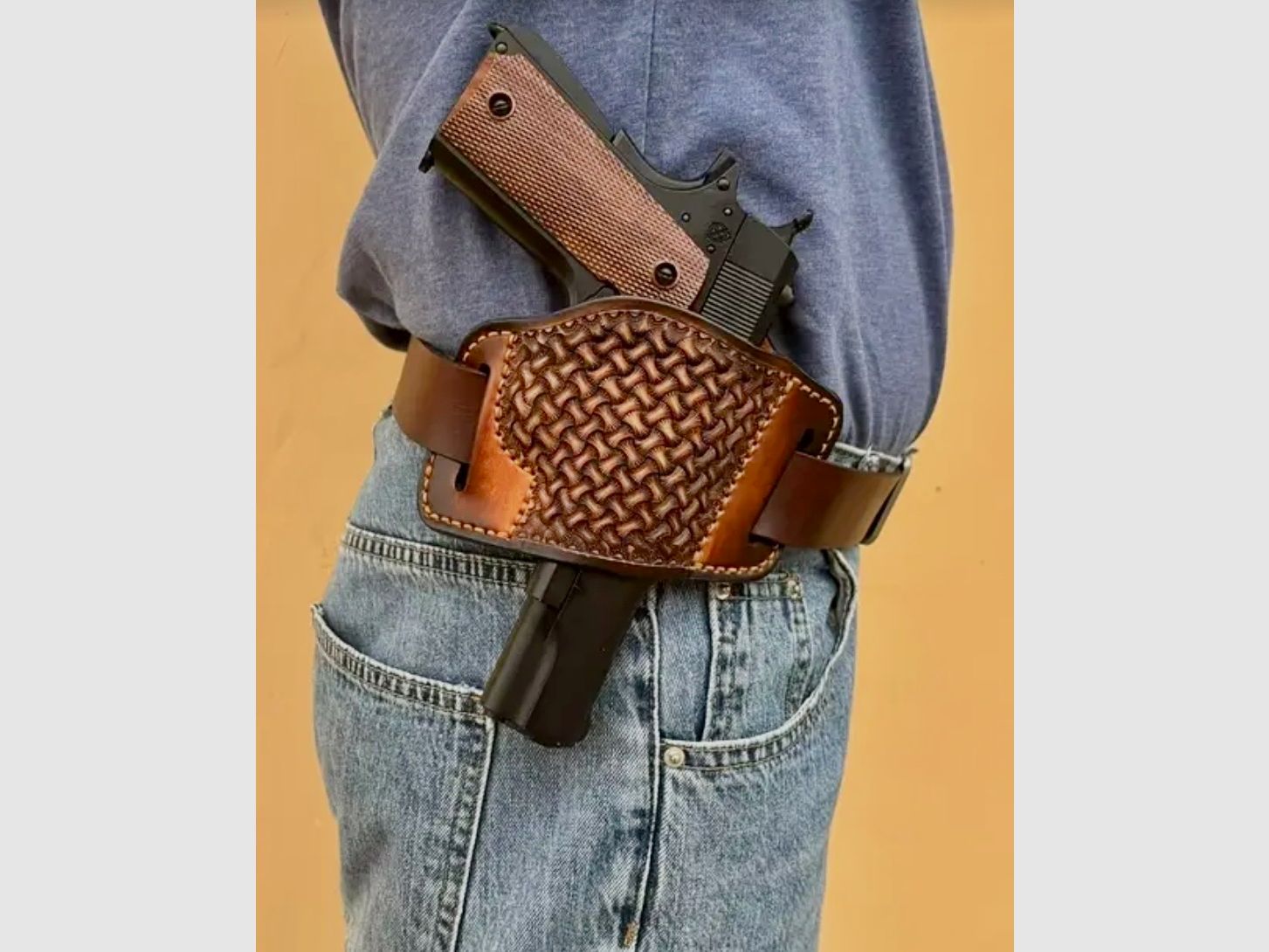 Super holster western pour COLT 1911, similaire à El PASO SADDLERY Co.