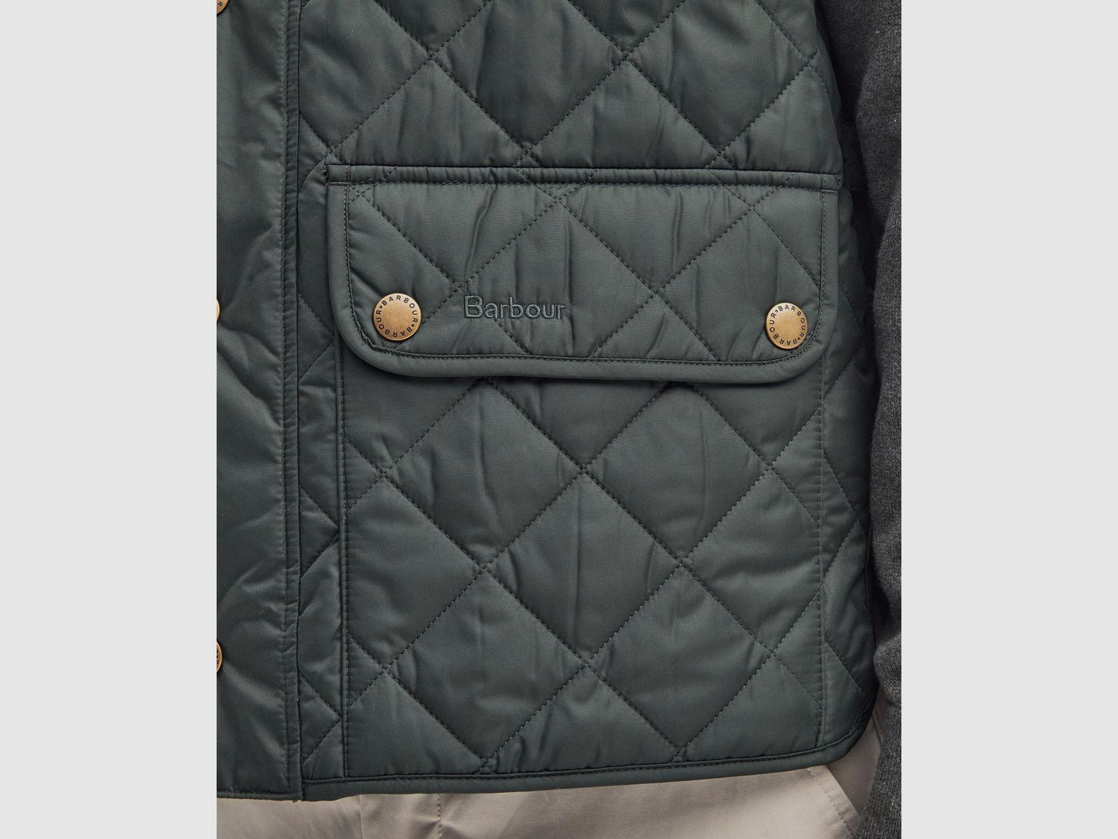 BARBOUR New Lowerdale Weste Olive Sage